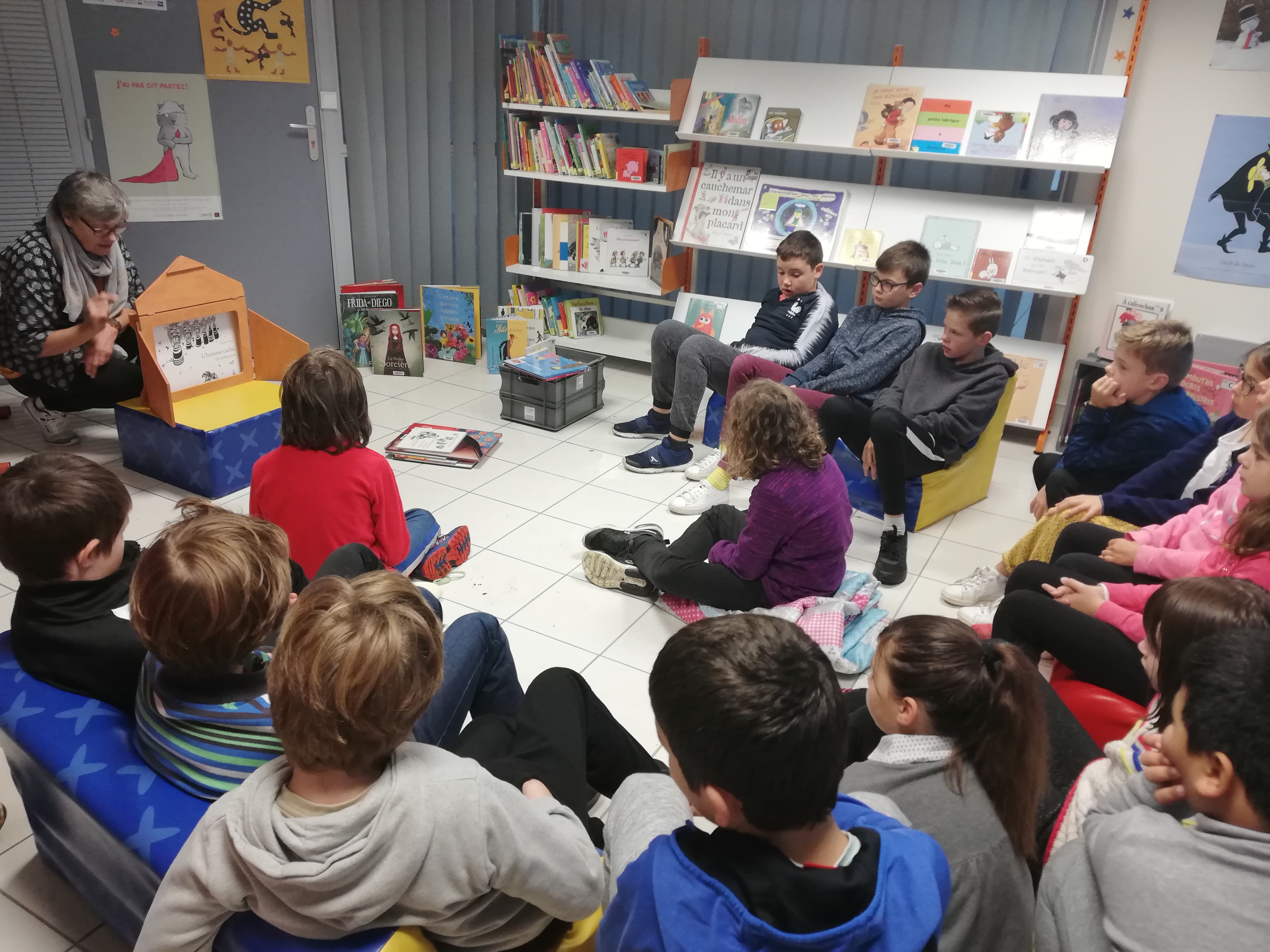 Sieste littéraire à la bibliothèque