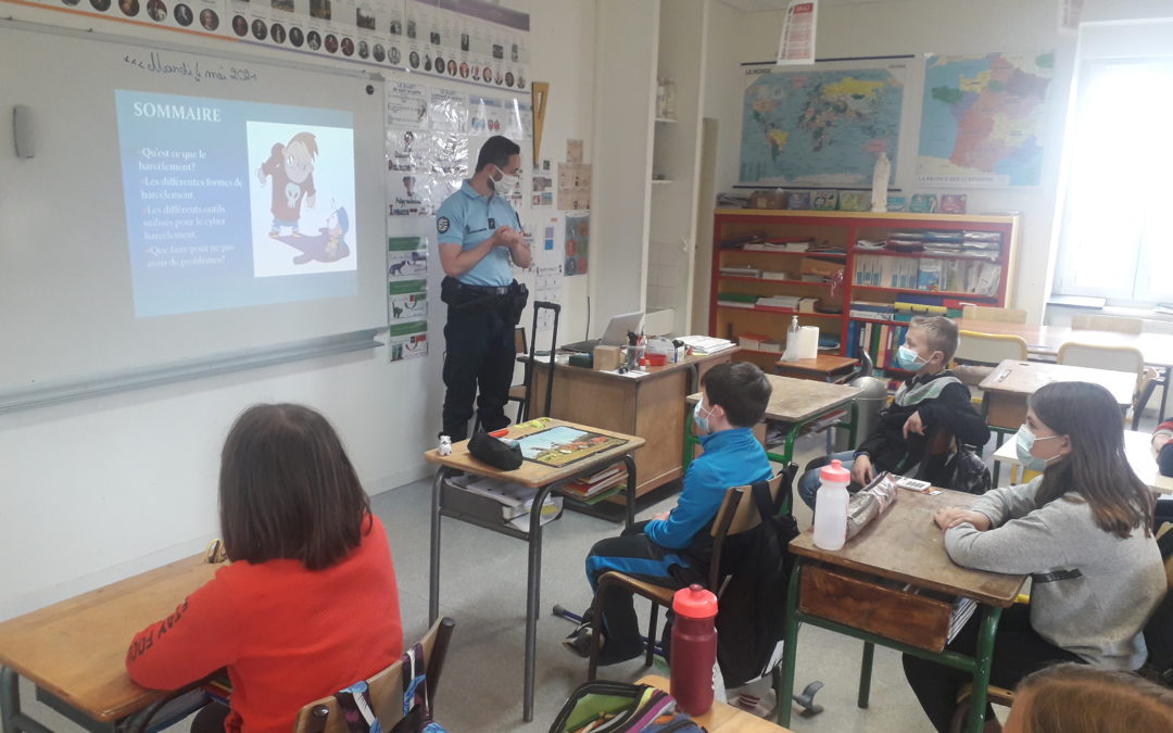 Intervention “Lutte contre le harcèlement à l’école”